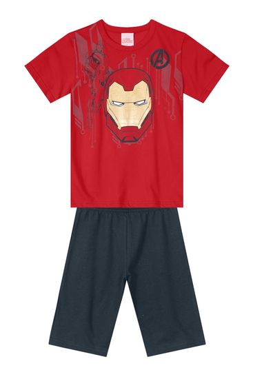 Conjunto Marvel Avengers infantil menino Brandili - 10
