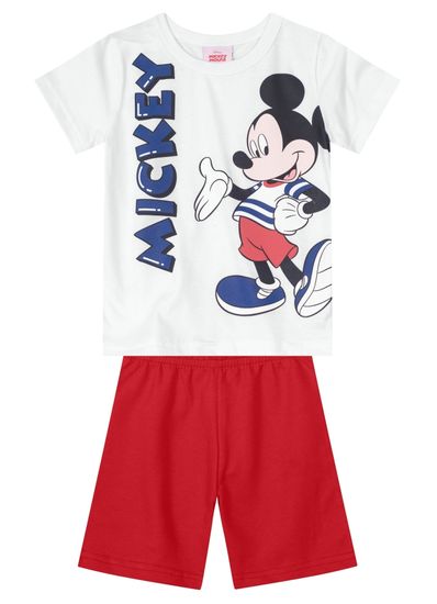 Conjunto Mickey Mouse infantil menino Brandili - 1