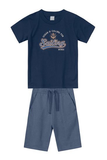 Conjunto infantil menino Mundi - 4