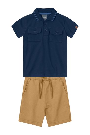 Conjunto polo infantil menino Mundi - 1