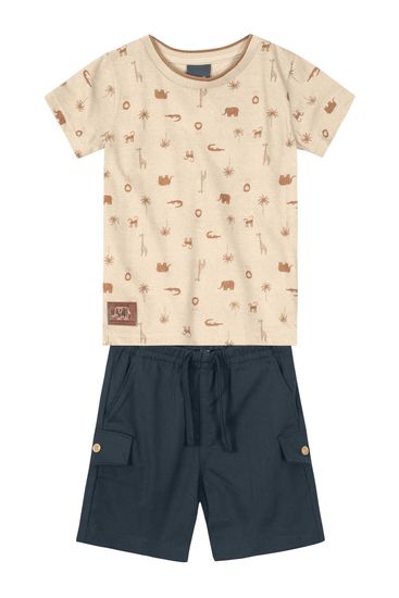 Conjunto infantil menino Mundi - 1