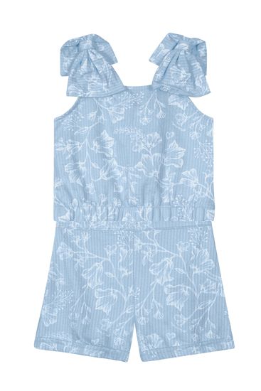 Conjunto infantil menina com cropped e shorts Mundi - 4