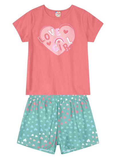 Conjunto infantil menina em malha Brandili - 12