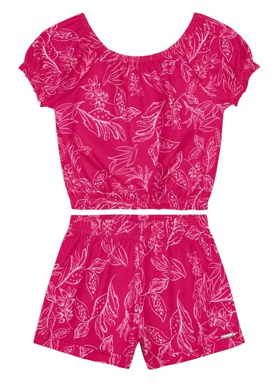 Conjunto infantil menina estampado Brandili - 10