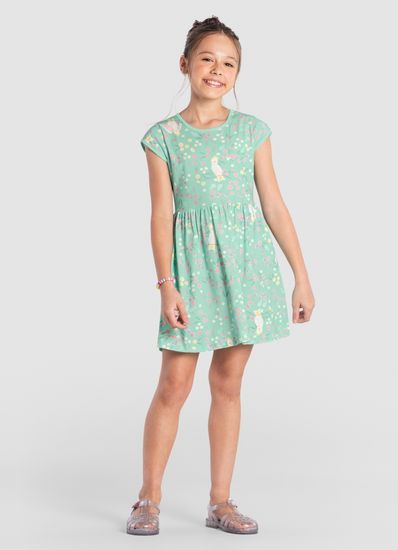 Vestido infantil menina em malha Brandili - 4