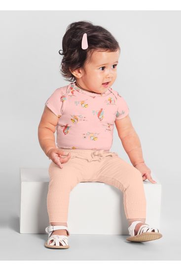 Calça bebê menina em cotton Brandili Baby - G