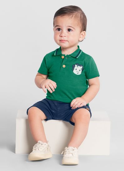 Conjunto bebê menino de dinossauro Brandili Baby - 1