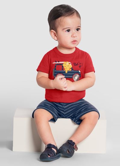 Conjunto bebê menino de dinossauro Brandili Baby - M