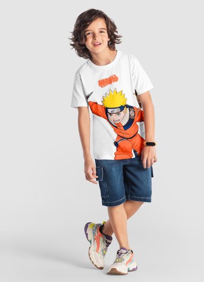 Camiseta infantil menino do naruto Brandili - 10