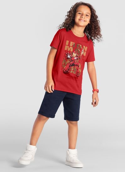 Camiseta infantil menino dos vingadores Brandili - 10