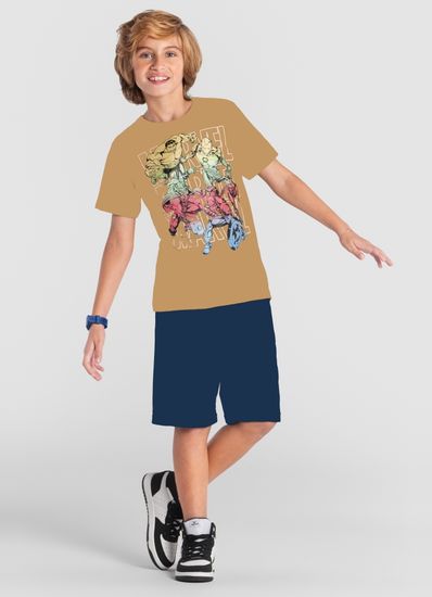 Camiseta infantil menino dos vingadores Brandili - 10