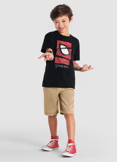 Camiseta infantil menino do homem-aranha Brandili - 6