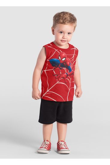Regata infantil menino do homem-aranha que brilha no escuro Brandili - 1