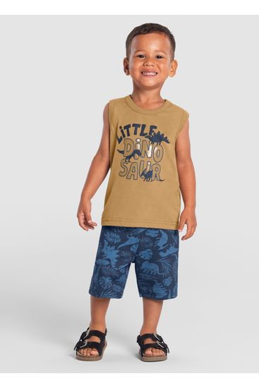 Conjunto infantil menino de dinossauro Brandili - 10