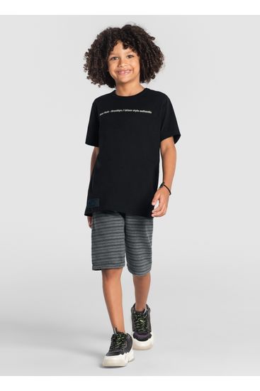 Conjunto infantil menino com listras Brandili - 4