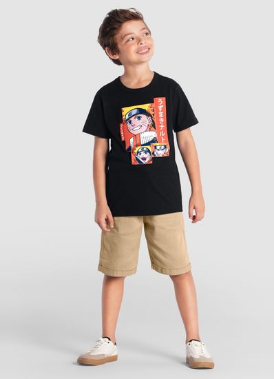 Camiseta infantil menino do naruto Brandili - 10