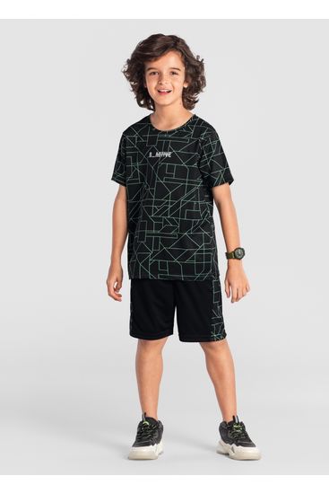 Camiseta infantil menino em malha dry fit Brandili active - 4