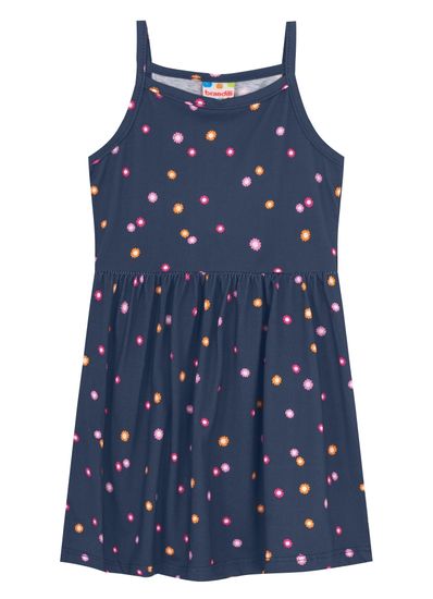 Vestido infantil menina em malha Brandili - 2