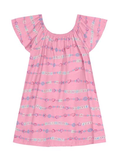 Vestido infantil menina em malha Brandili - 1