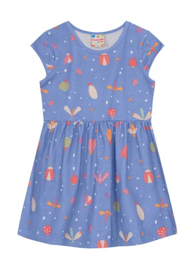 Vestido infantil menina em malha Brandili - 1