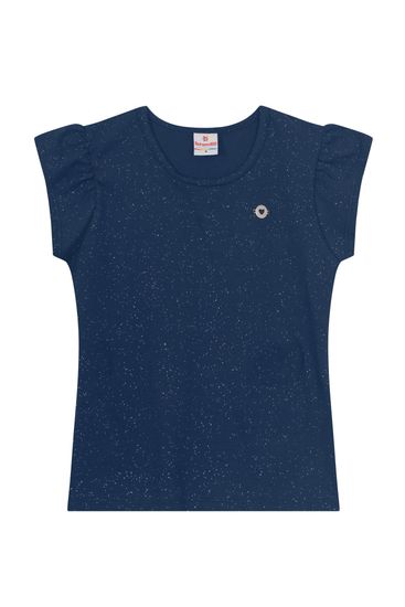 Blusa infantil menina com brilho Brandili - 12
