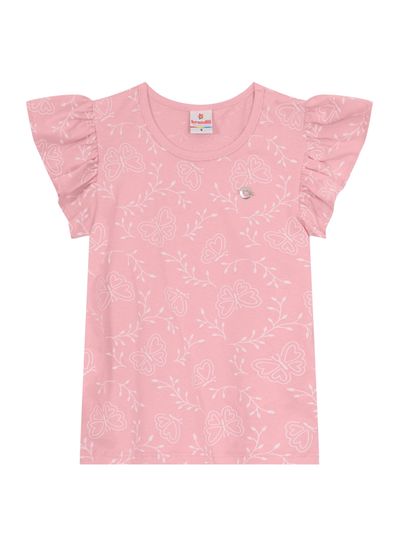 Blusa infantil menina de borboleta Brandili - 6