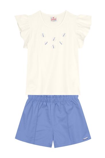 Conjunto infantil menina de borboletas Brandili - 10
