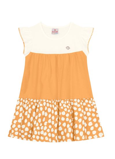 Vestido três marias infantil menina animal print Brandili - 1