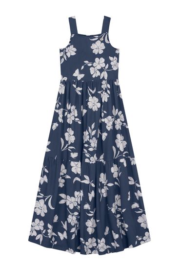 Vestido longo infantil menina de flores Brandili - 10
