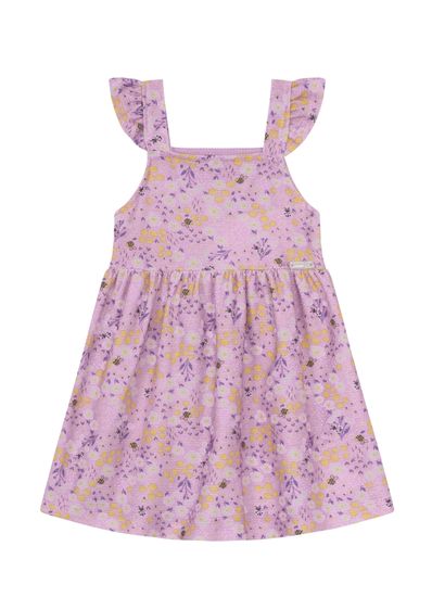 Vestido bebê menina de florzinhas Brandili Baby - 1