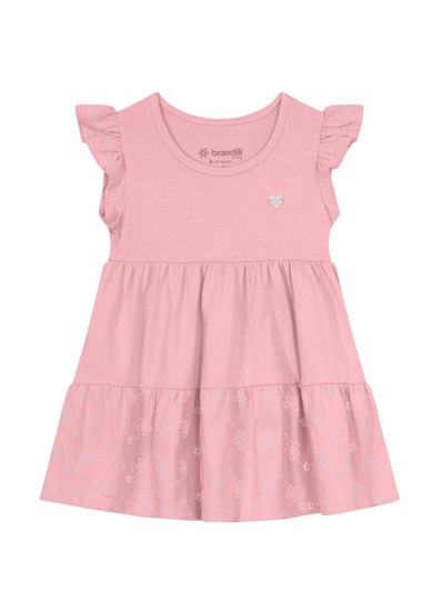 Vestido bebê menina de florzinhas Brandili Baby - G