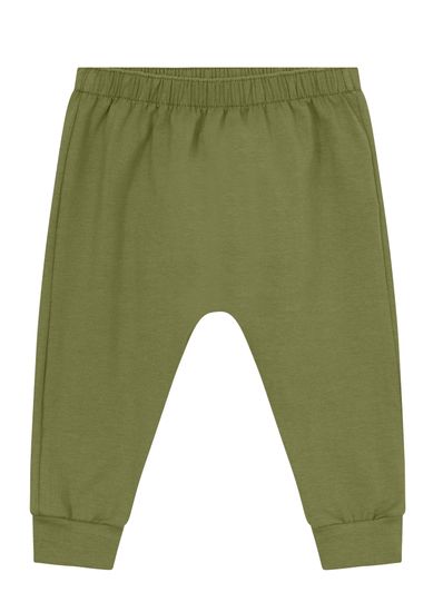 Calça saruel bebê menino em cotton Brandili Baby - G