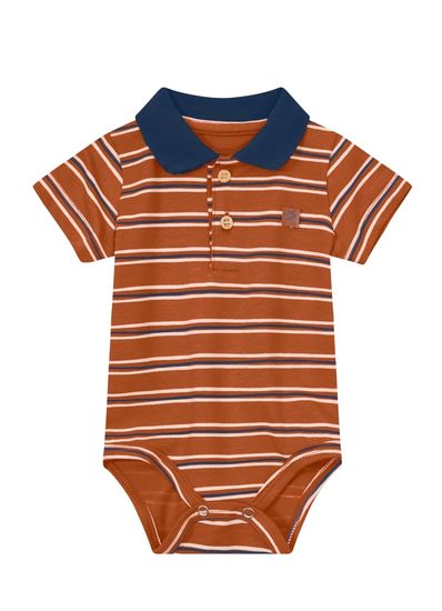 Body polo bebê menino em cotton Brandili Baby - G