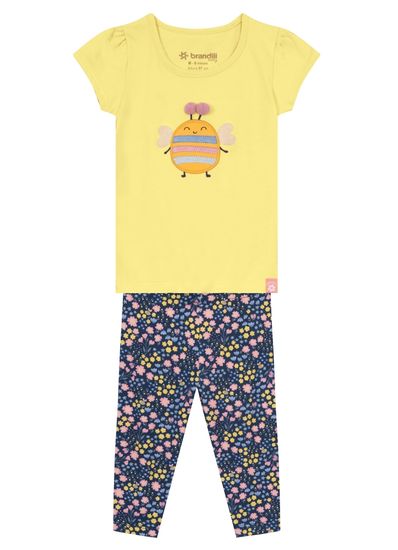 Conjunto bebê menina de abelhinha Brandili Baby - G