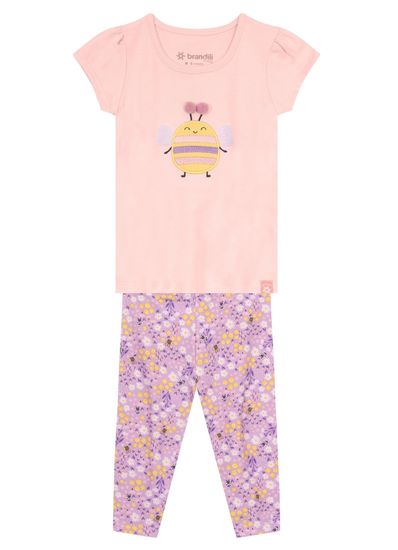 Conjunto bebê menina de abelhinha Brandili Baby - G