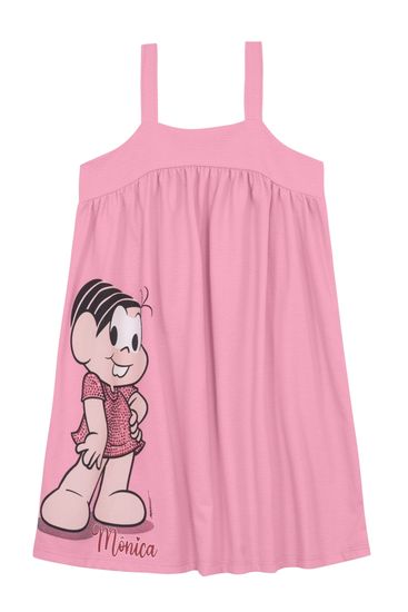 Vestido infantil menina da turma da mônica Brandili - 10