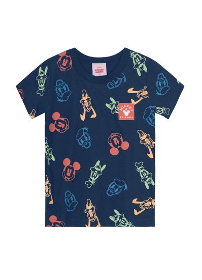 Camiseta infantil menino do mickey mouse Brandili - 1