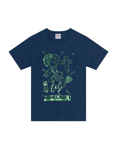 Camiseta infantil menino do minecraft Brandili - 10