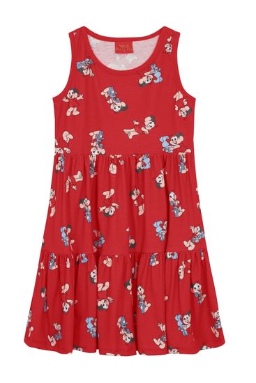 Vestido infantil menina da turma da mônica Brandili - 10