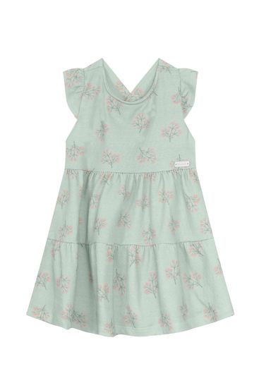 Vestido bebê menina de flores Mundi - P
