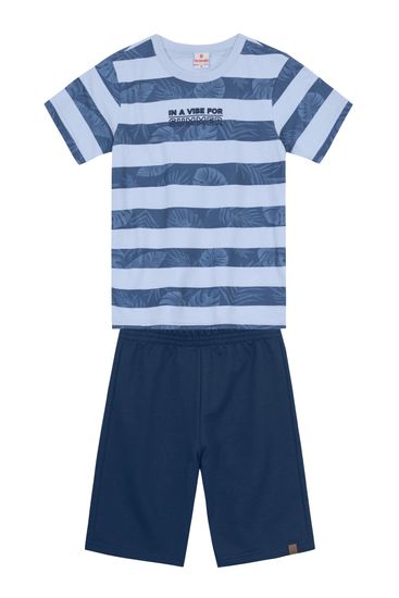 Conjunto infantil menino com listras Brandili - 10