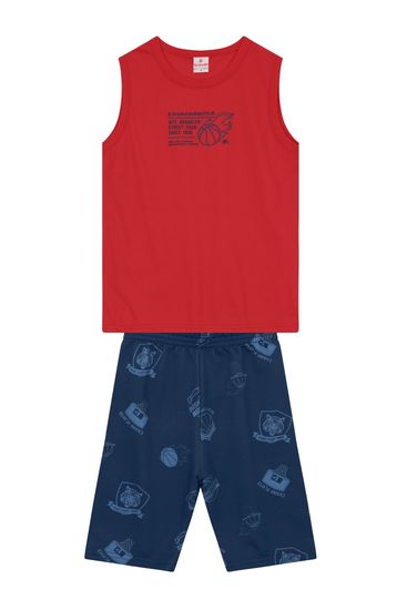 Conjunto infantil menino de basquete Brandili - 12