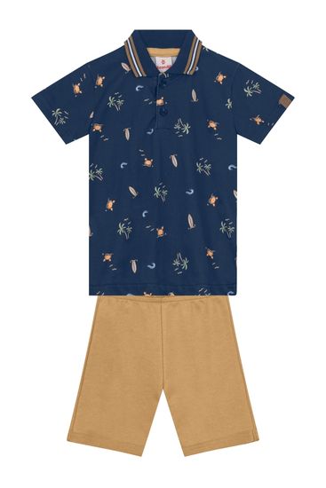 Conjunto infantil menino de praia Brandili - 1