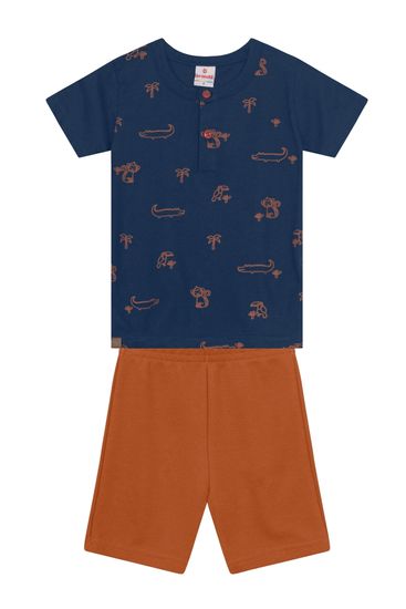 Conjunto infantil menino de jacaré Brandili - 1