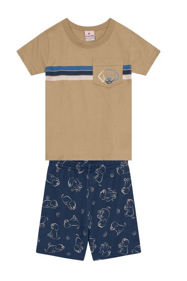Conjunto infantil menino de cachorro Brandili - 2
