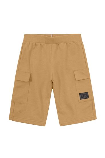 Bermuda infantil menino em moletinho com bolsos Brandili - 6
