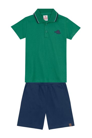 Conjunto infantil menino de dinossauro Brandili - 1