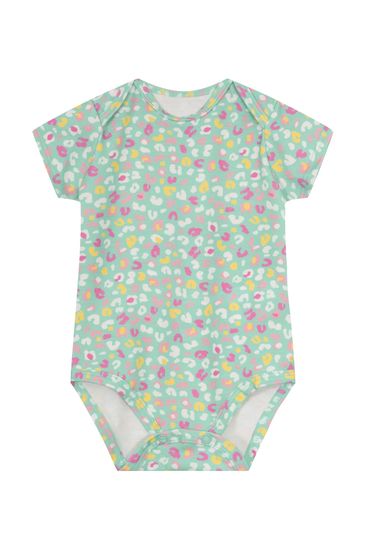 Body bebê menina em cotton Brandili Baby - G