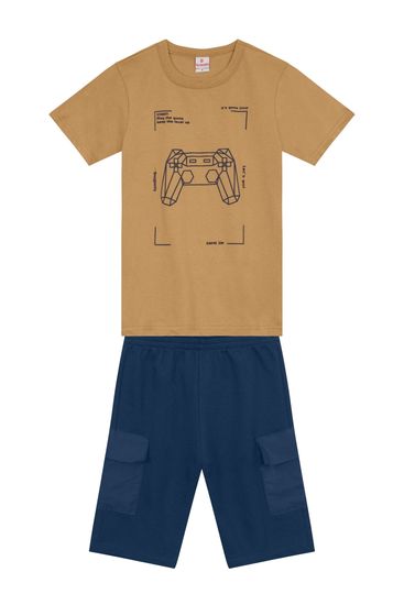 Conjunto infantil menino de video game Brandili - 4