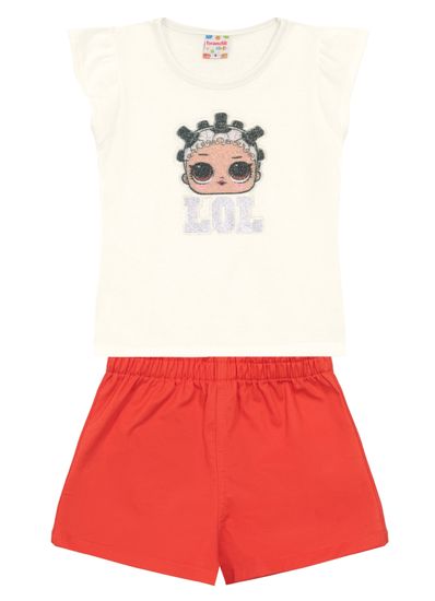 Conjunto infantil menina LOL Brandili - 6